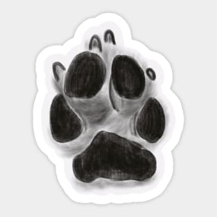 dog paw Sticker